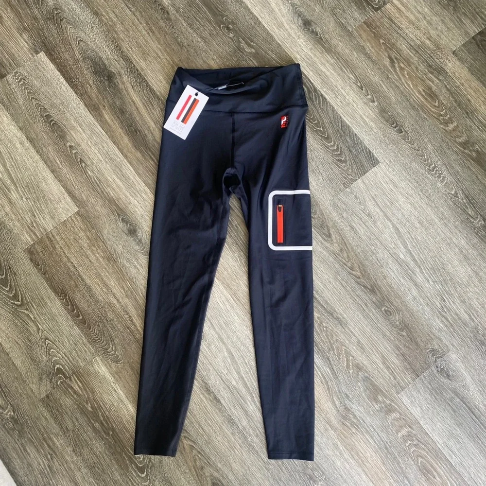 NWT Pe Nation Women's Black Activewear Ankle Legging‎ Size Medium